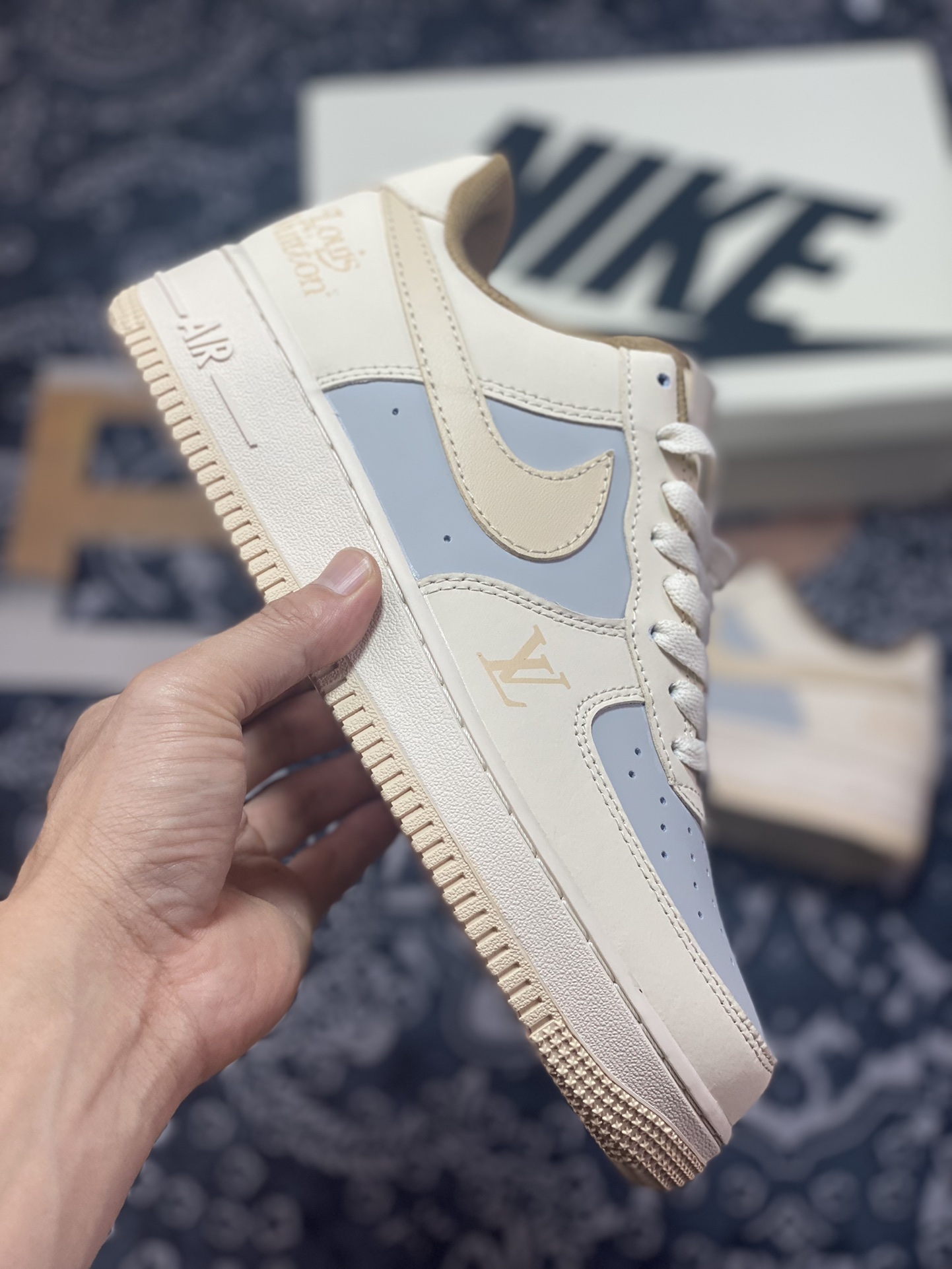 Louis Vuitton x Nike Air Force 1 07 LV8 Low ”Latte Yellow/LV” Air Force 1 BS9055-302