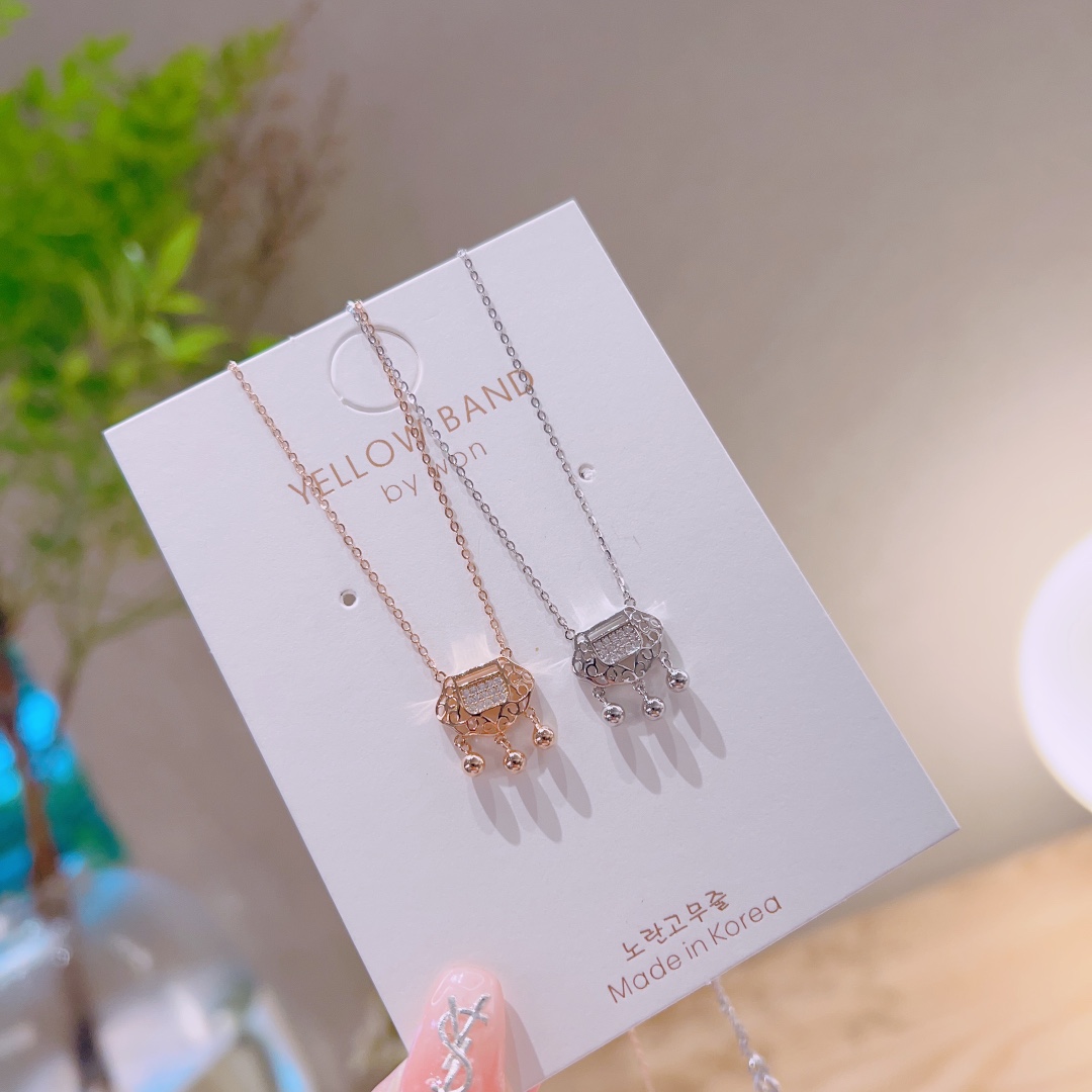 ミニマル純銀ネックレスゴールド 卒業