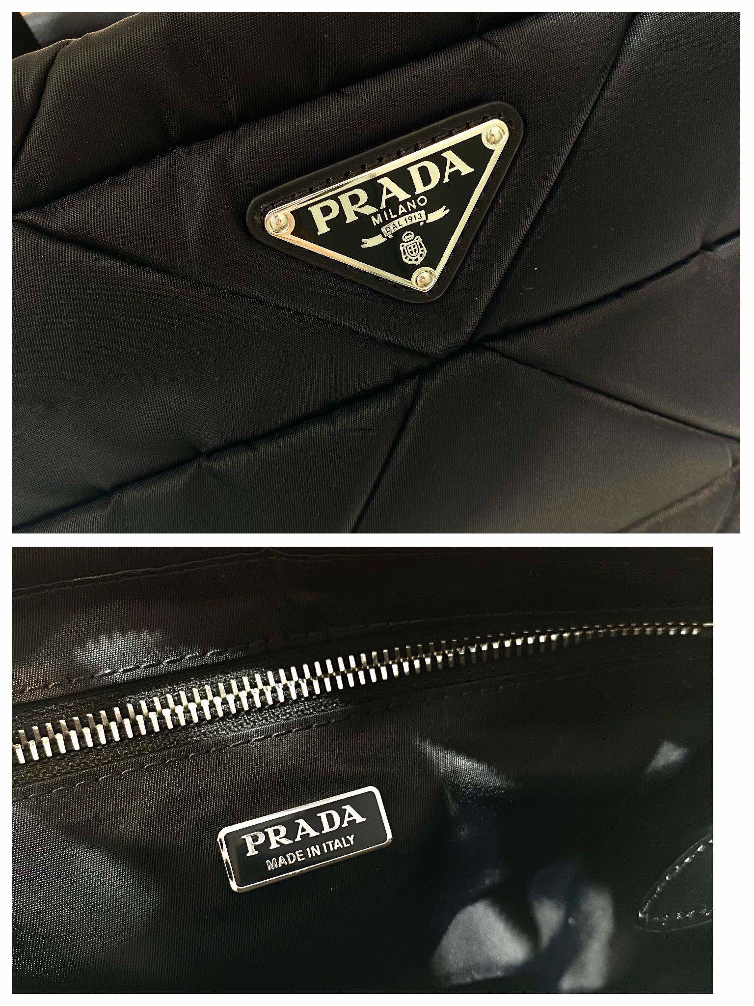 普拉达 Prada 高定典藏经典高奢手袋托特包斜挎包 #7FDCA1A5 9