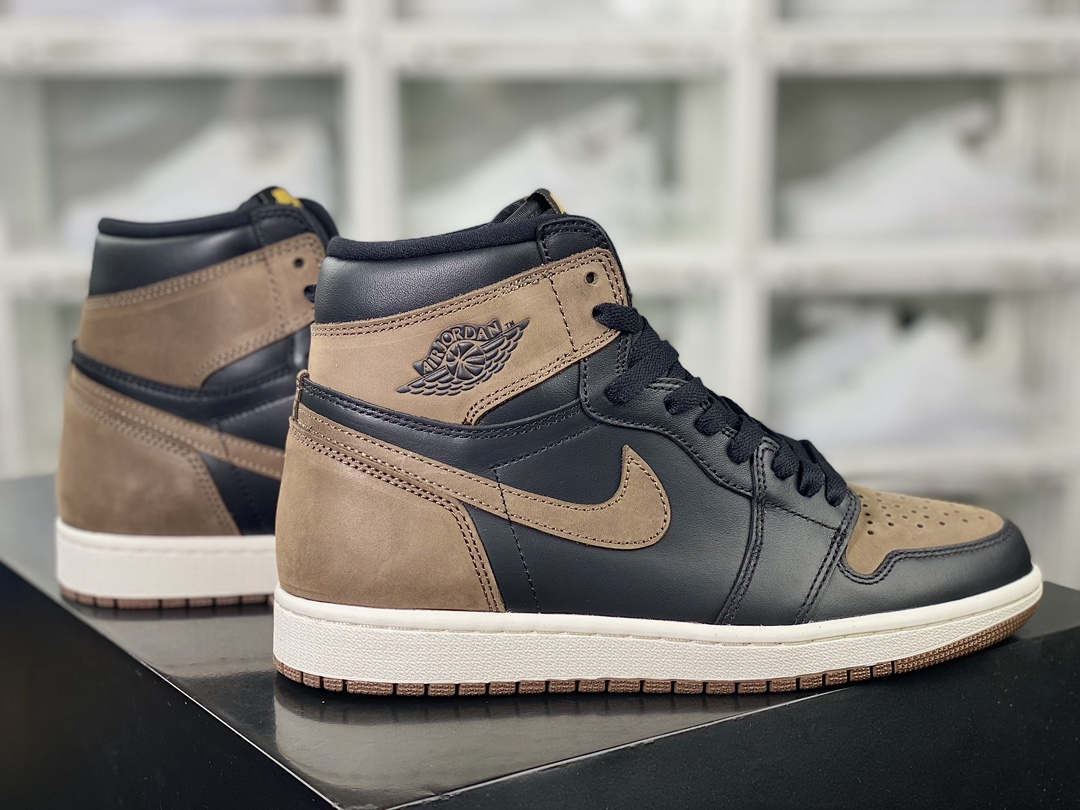 Air Jordan 1 Retro High OG ”Palomino” AJ1 generation basketball shoes ”Black Brown Mocha Small Barb” DZ5485-020