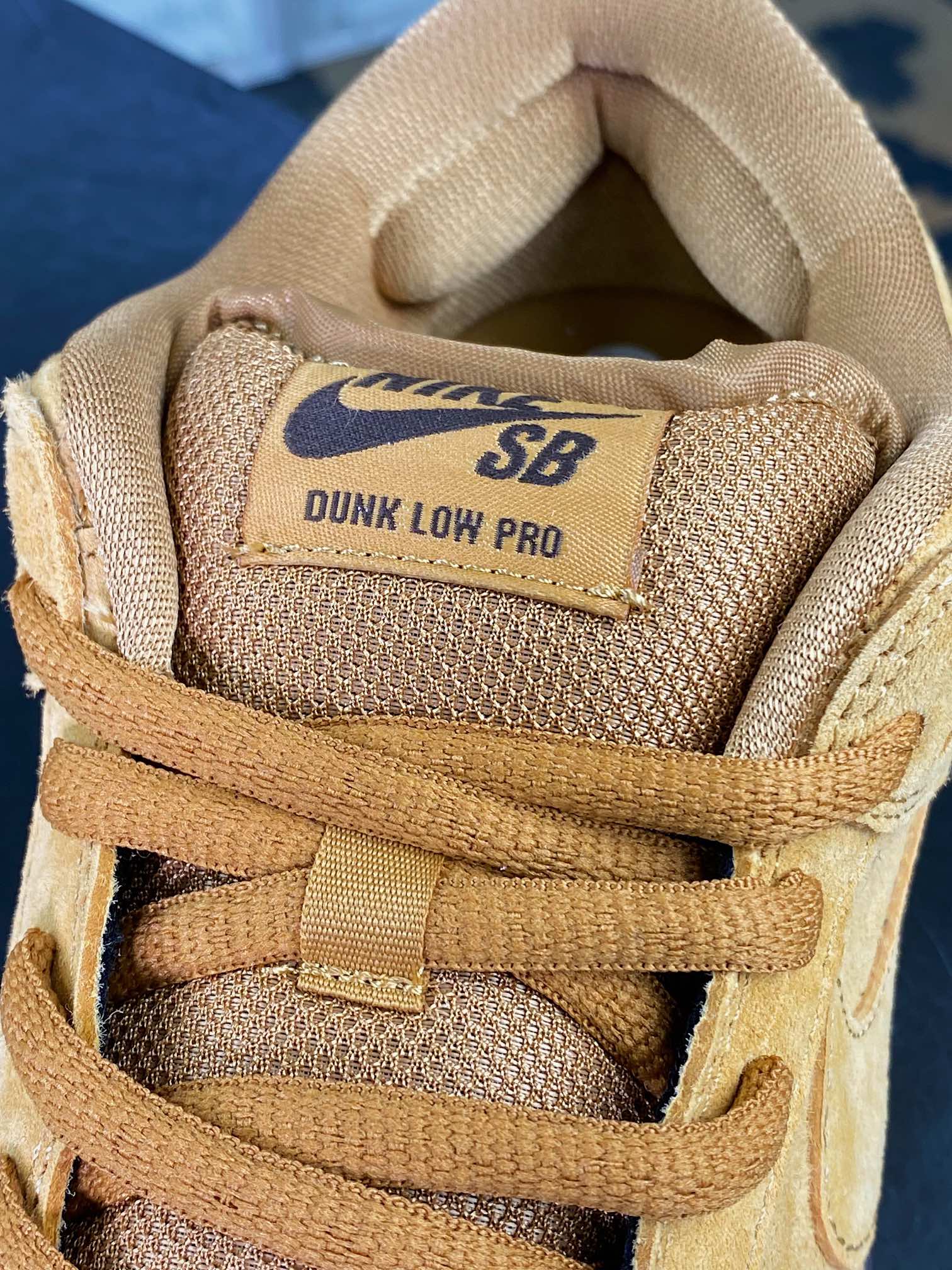 SB Dunk Low Pro ”Wheat Mocha” dunk series low-top sneakers ”suede mocha yellow deciduous brown” BQ6817-204