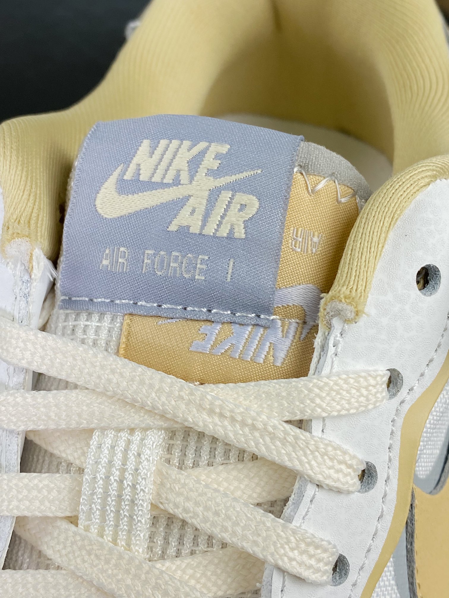 WMNS Air Force 1 Shadow ”Sail Tan” Air Force 1 sneakers ”white gray milk tea yellow” DV7449-100