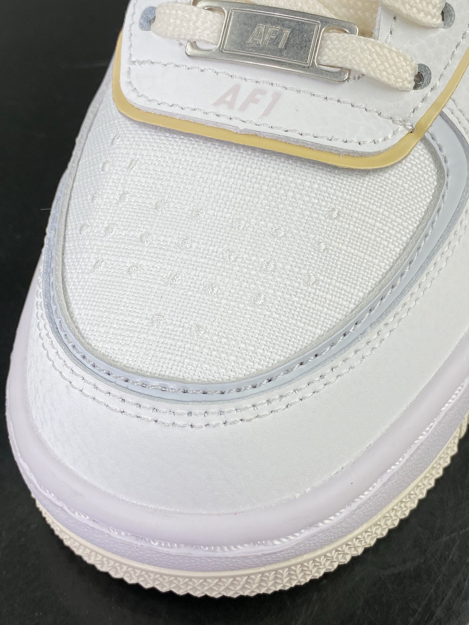 WMNS Air Force 1 Shadow ”Sail Tan” Air Force 1 sneakers ”white gray milk tea yellow” DV7449-100