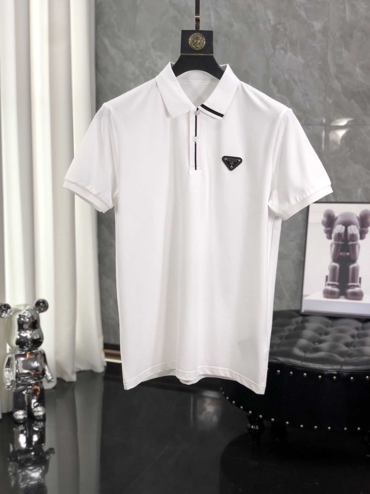 Prada Clothing Polo T-Shirt Cotton Short Sleeve