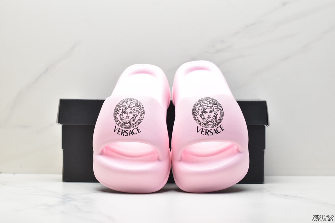 Versace/Versace Medusa Slide Sandals Medusa head pattern slippers