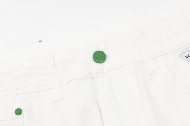 Bottega VENETA 2023 Green Triple Jeans: Original Design, Quality Fabric, Custom Details - 图片 4