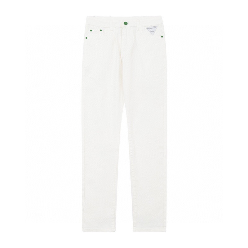 Bottega VENETA 2023 Green Triple Jeans: Original Design, Quality Fabric, Custom Details