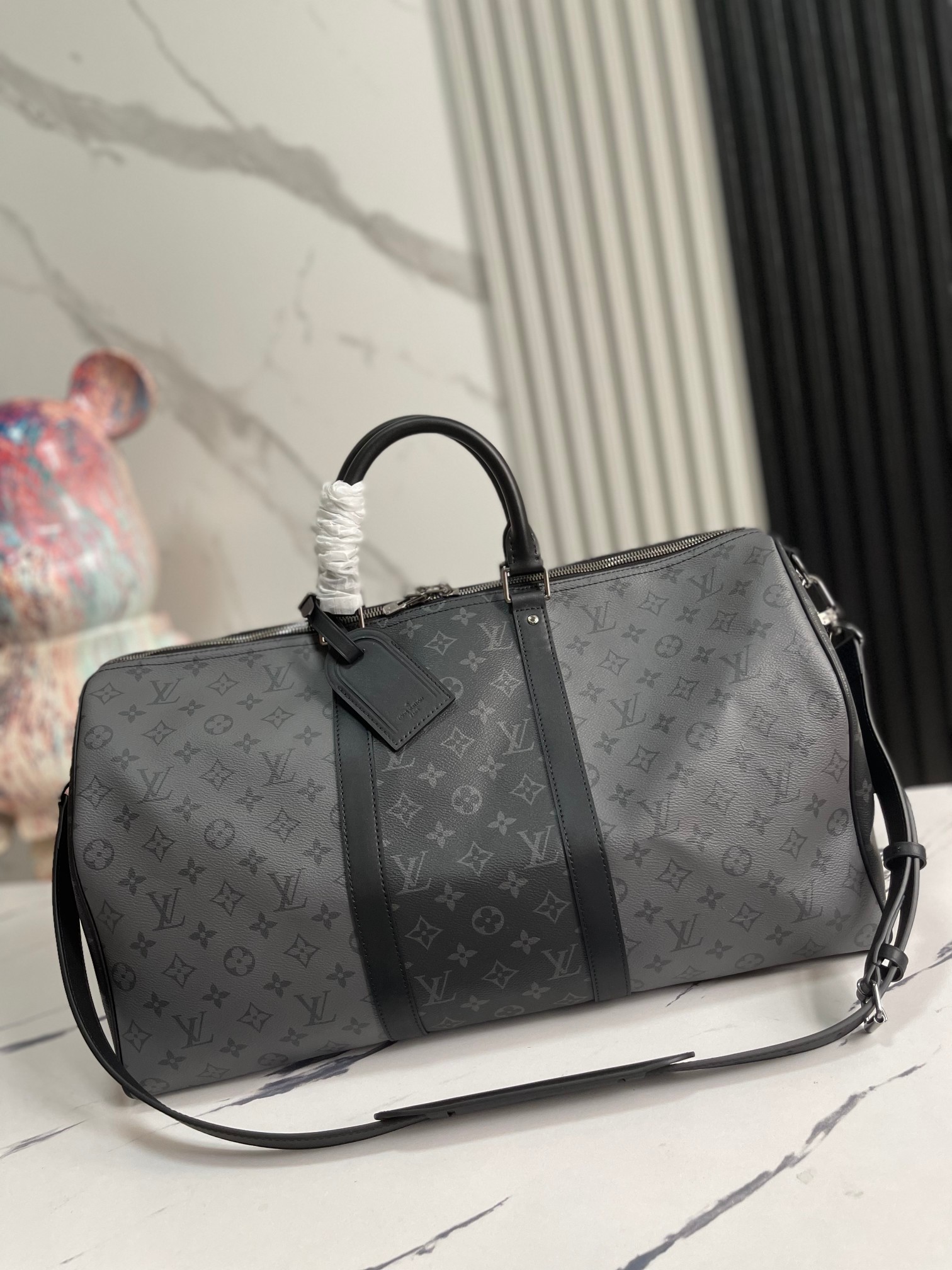 M45392 serie bolsa de viaje negro gris 50cm