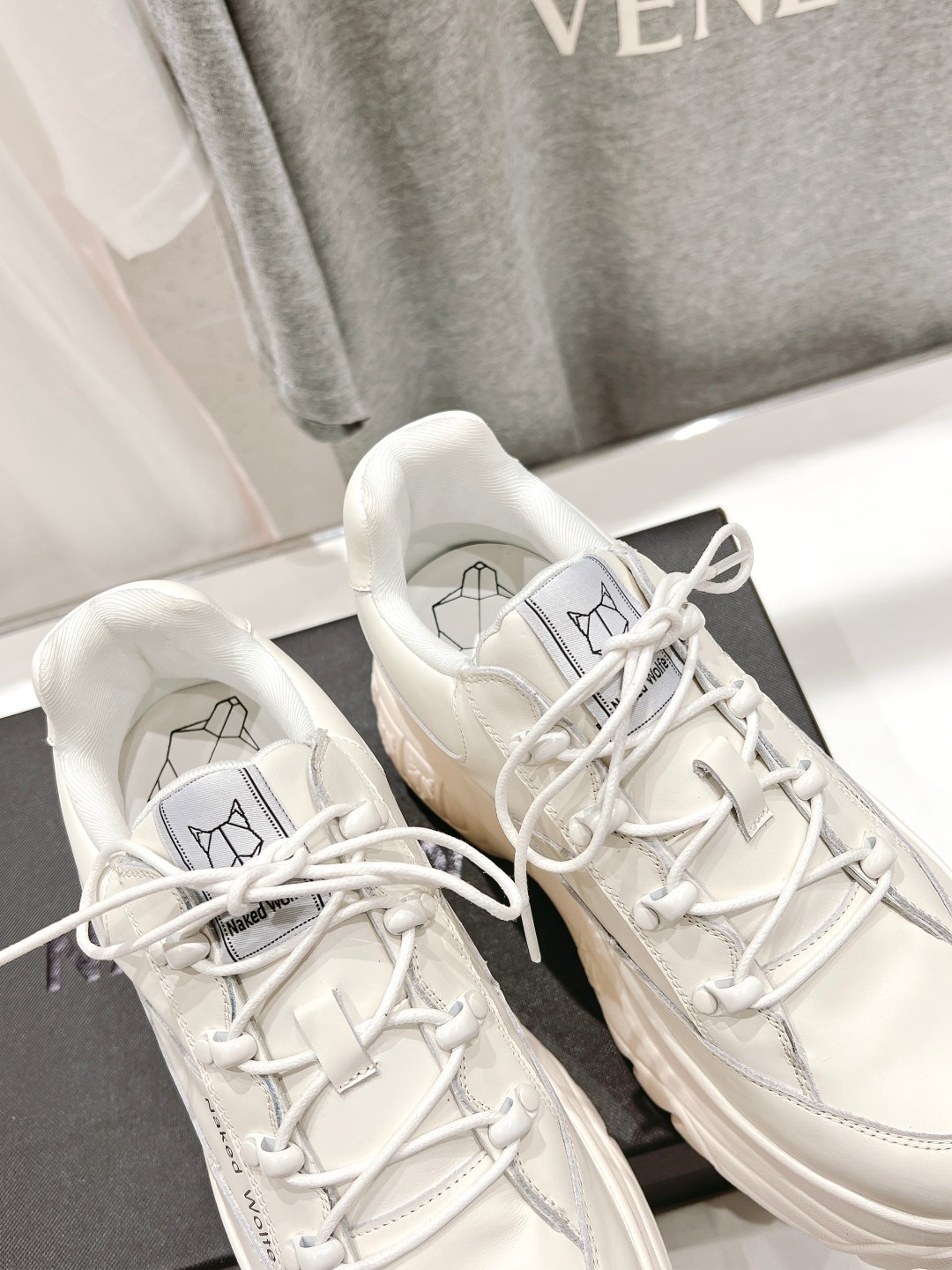 High-end Overseas Edition Leather Shoes by Naked Wolfe: Lightweight, Tall, and Stylish - 图片 7