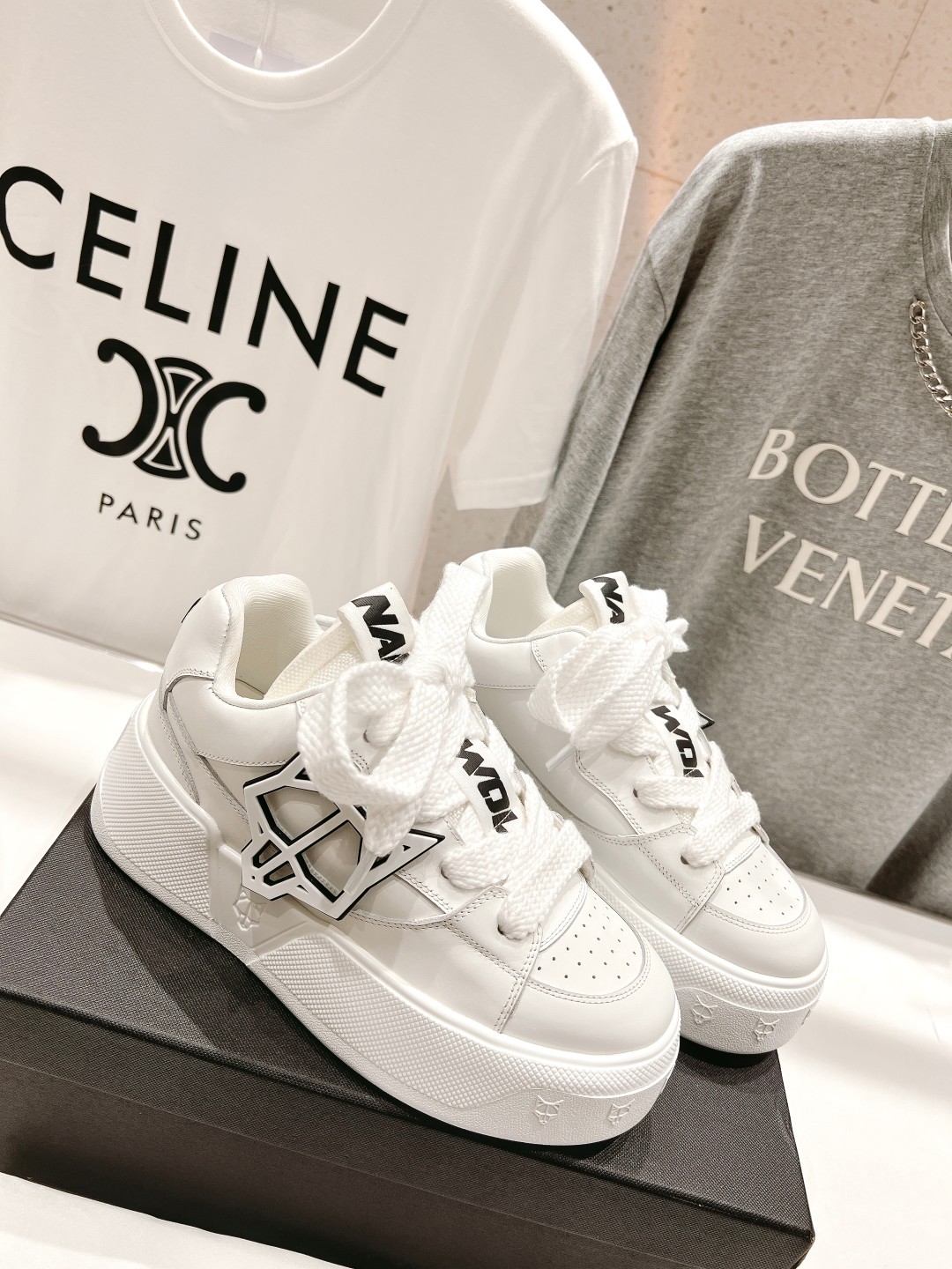High-end Overseas Edition Leather Shoes by Naked Wolfe: Lightweight, Tall, and Fashionable - 图片 3