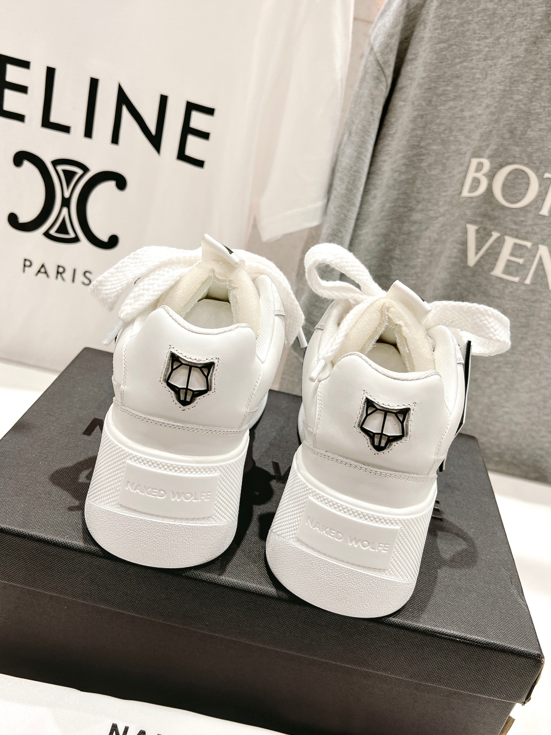 High-end Overseas Edition Leather Shoes by Naked Wolfe: Lightweight, Tall, and Fashionable - 图片 9