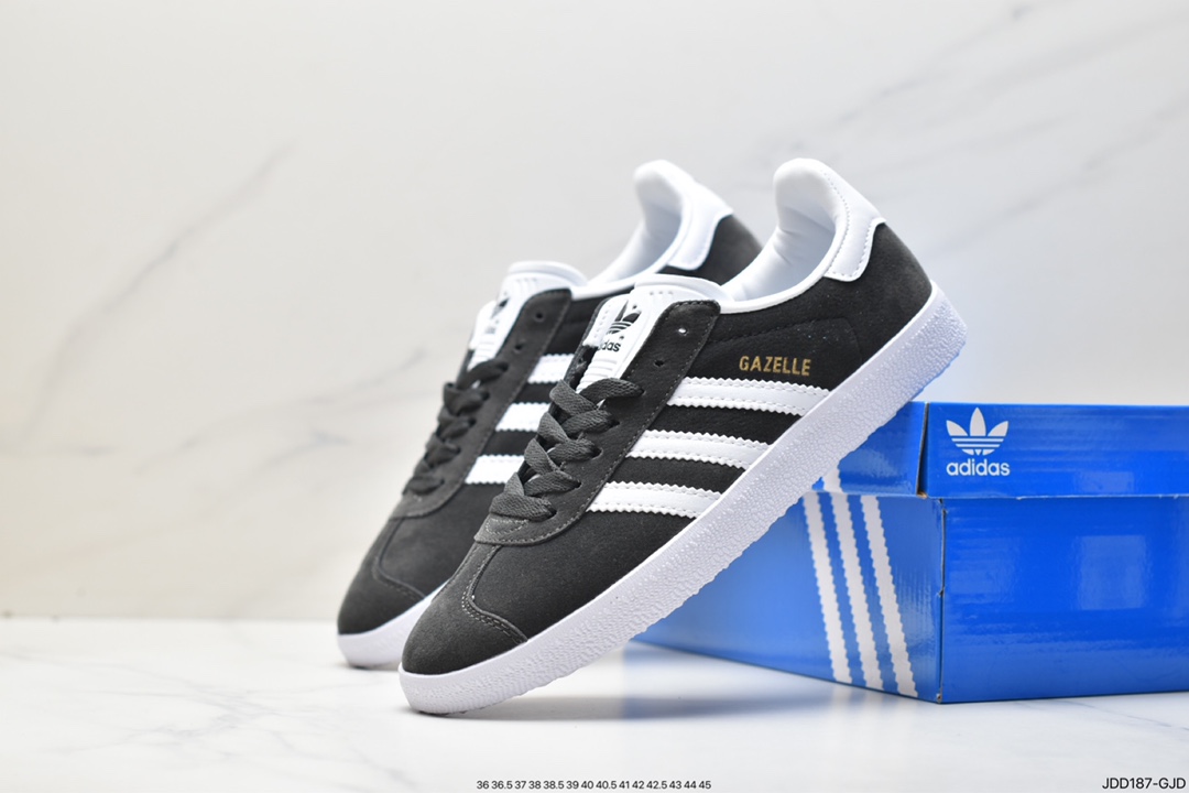 adidas Originals Gazelle 85 Clover casual non-slip wear-resistant low-cut sneakers BB5480