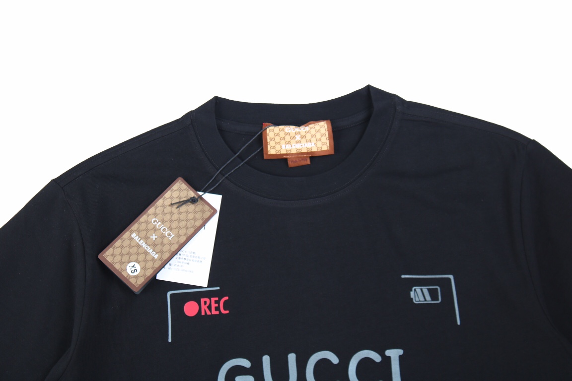 Gucci x Balenciaga 23SS 字母logo 短袖