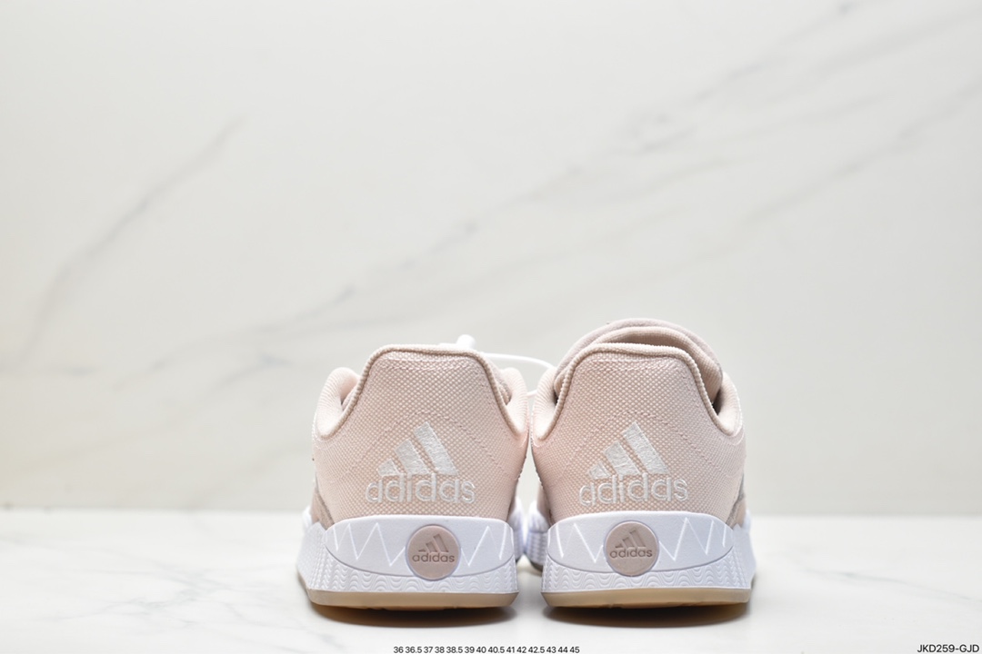 Adidas Originals Adimatic Low Hemp”Pink Crystal White”Matic series low-top sneakers ”Pink Crystal White” HQ6909