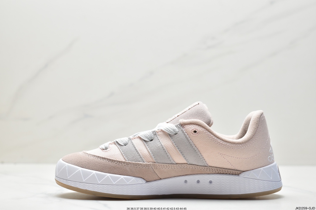 Adidas Originals Adimatic Low Hemp”Pink Crystal White”Matic series low-top sneakers ”Pink Crystal White” HQ6909