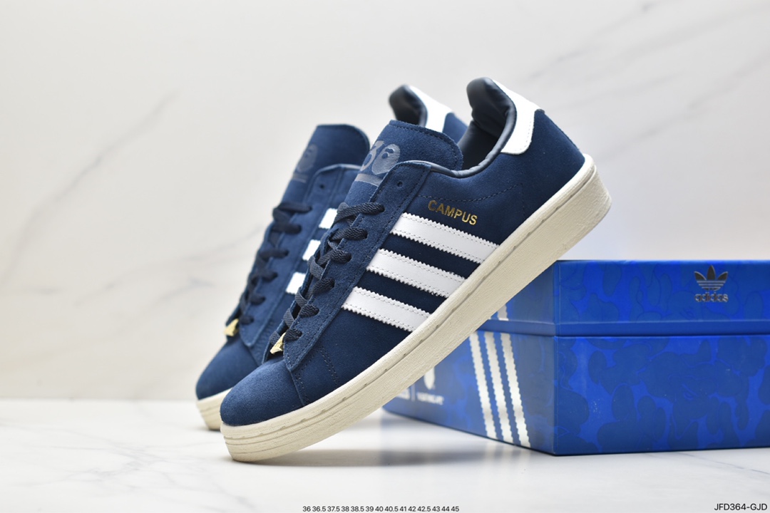 Adidas Campus 80S clover campus casual sneakers ID4770