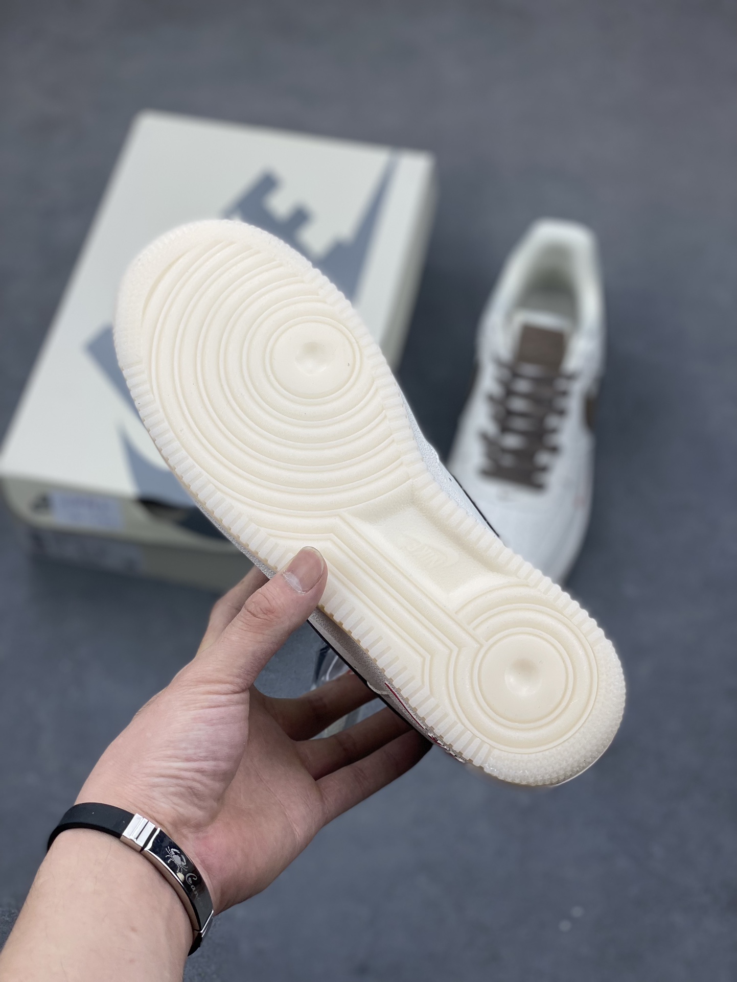 Nike Air Force 1 '07 Low Stussy Collab Crystal Milk Coffee Sneakers 7 i1686333430 7976 6
