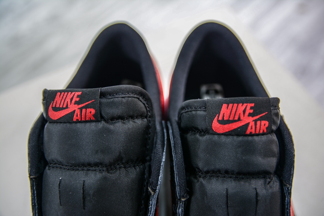 DG version Dongguan original channel high-end goods Air Jordan 1 Low OG series black and red color 705329-001