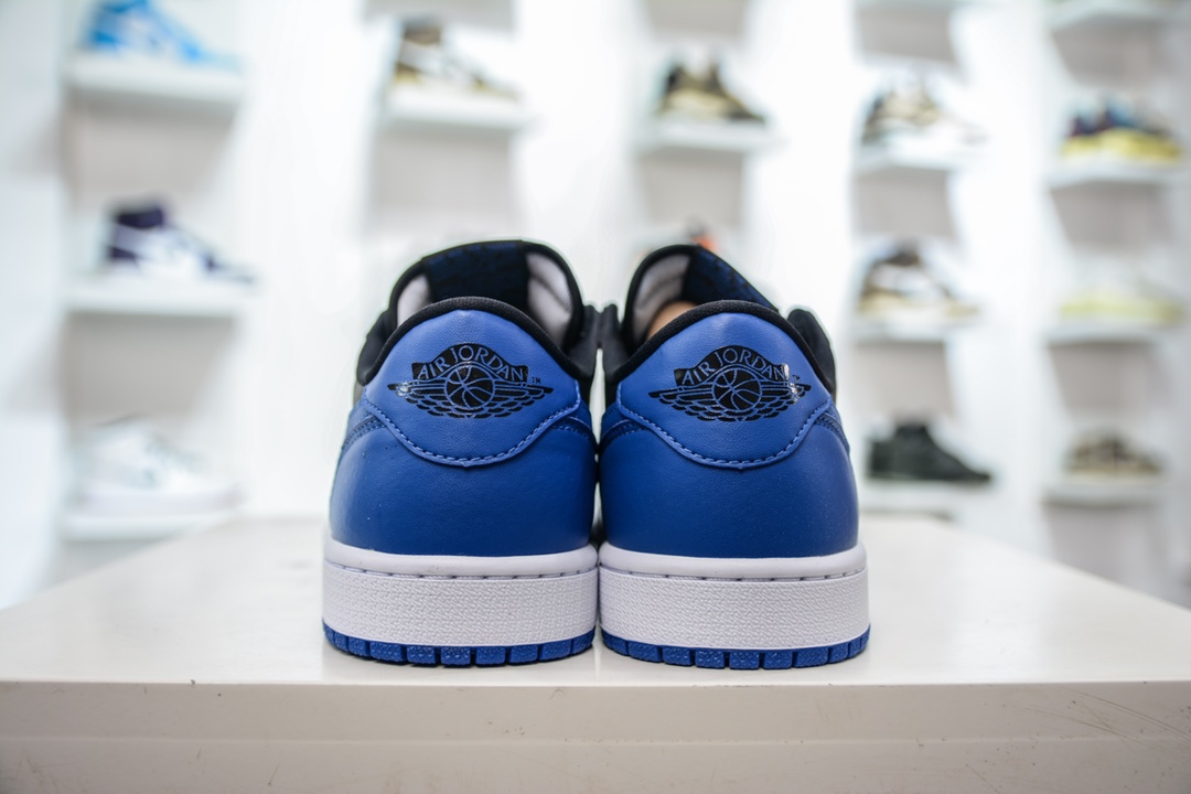 DG version Dongguan original channel high-end goods Air Jordan 1 Low OG series black and blue color 705329-004