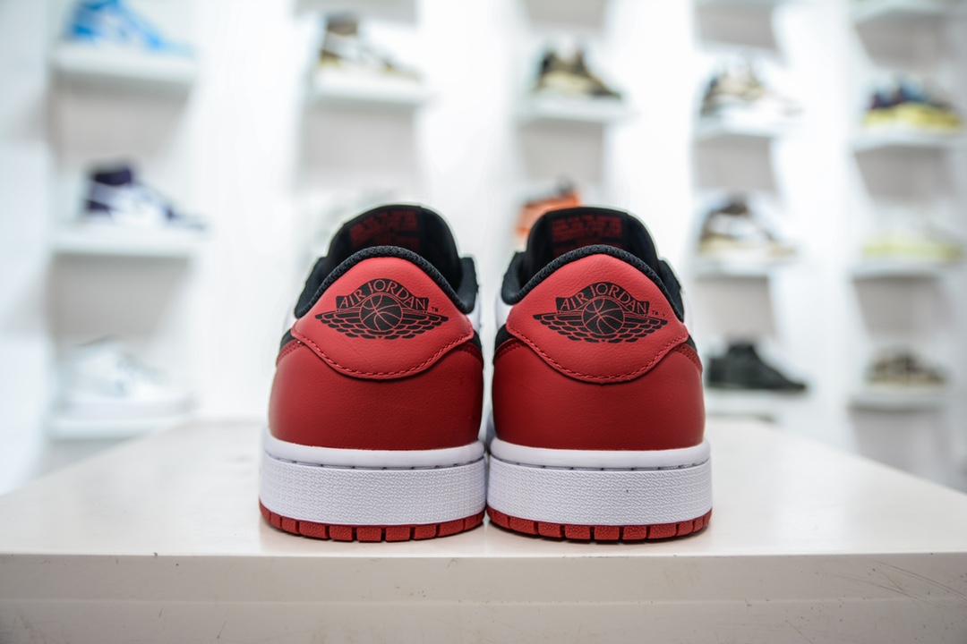 DG version Dongguan original channel high-end goods Air Jordan 1 Low OG series black toe color CZ0790-106