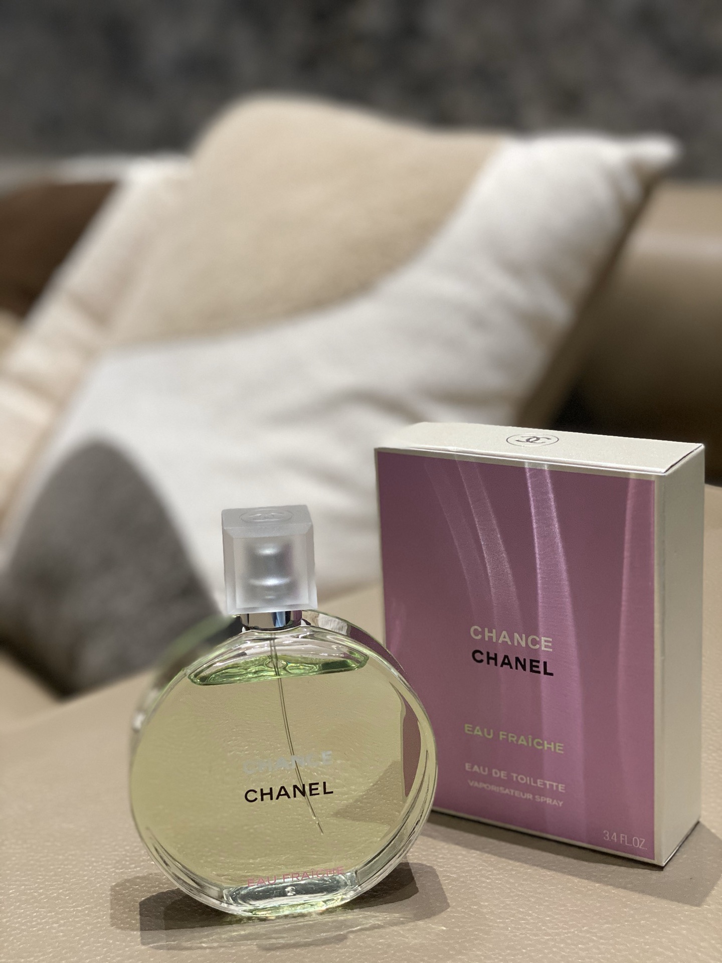 Chanel Chance Eau Fraiche Eau De Toilette Spray for Women, 3.4 Fl Oz