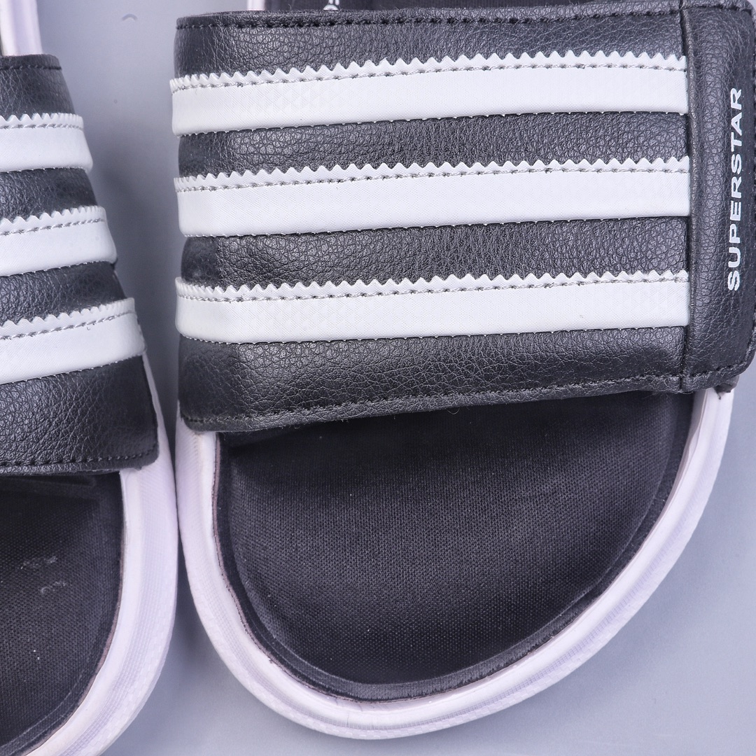 New goods #channel original Adidas SUPERSTAR SLIDE men and women couple casual sports Velcro sandals slippers super soft bottom