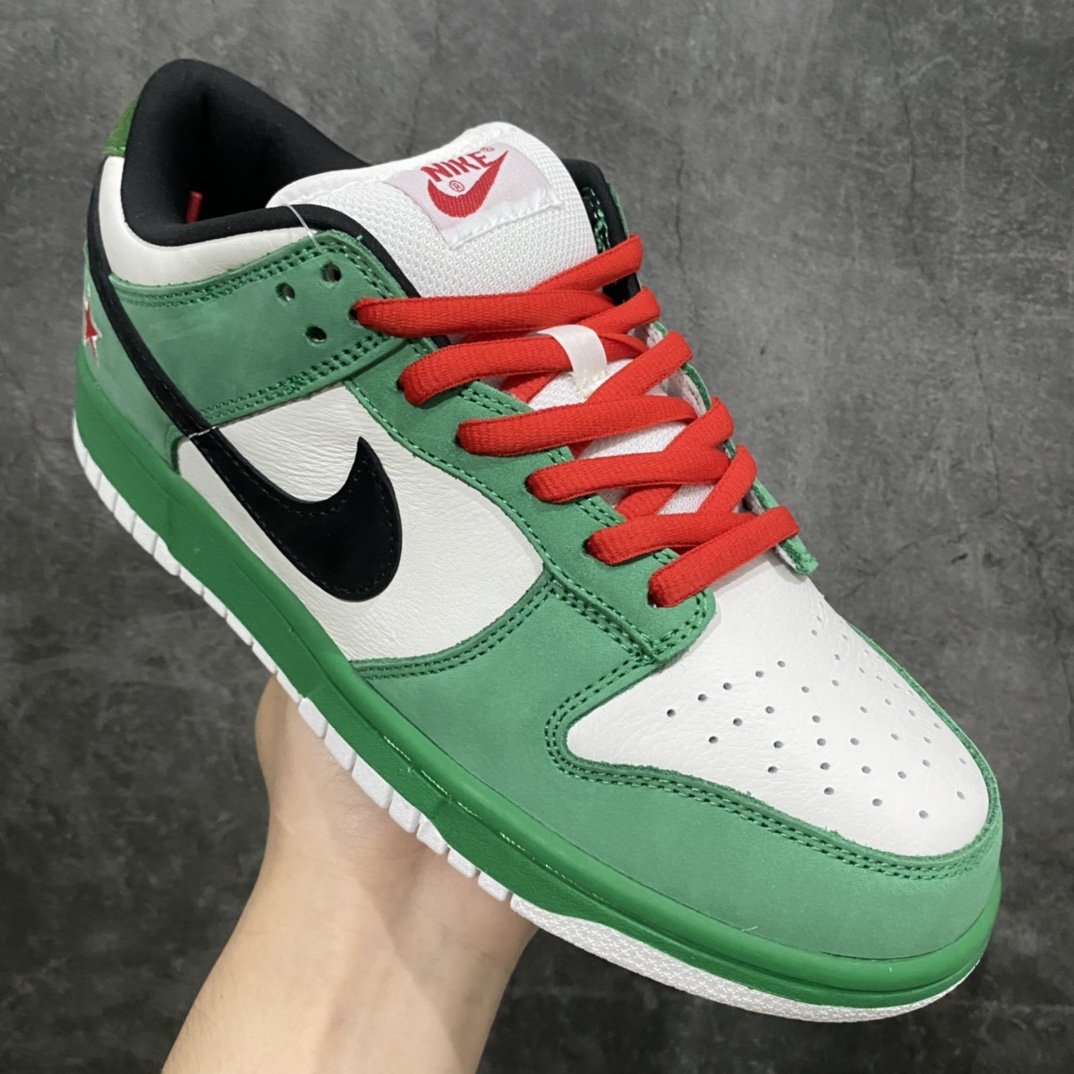 [Top version] Nk Dunk SB LoW Heineken low-top sports and leisure sneakers 304292-302