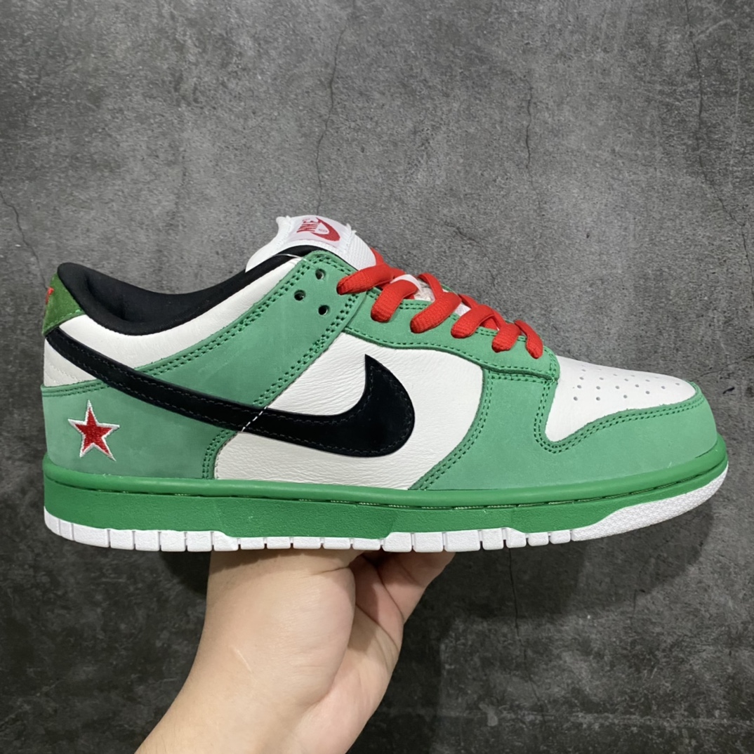 [Top version] Nk Dunk SB LoW Heineken low-top sports and leisure sneakers 304292-302