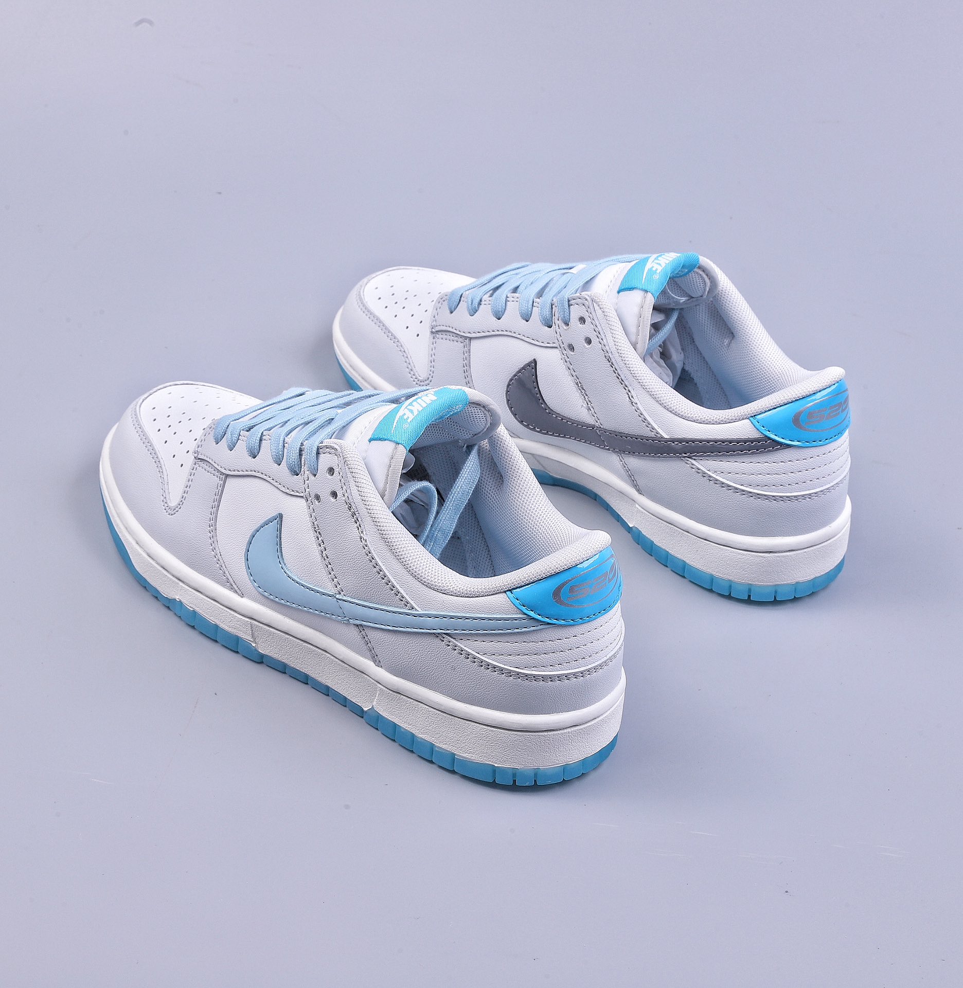 Nike SB Dunk Low ”520” gray blue Valentine's Day limited SB low-top sports and leisure sneakers FN3433-141