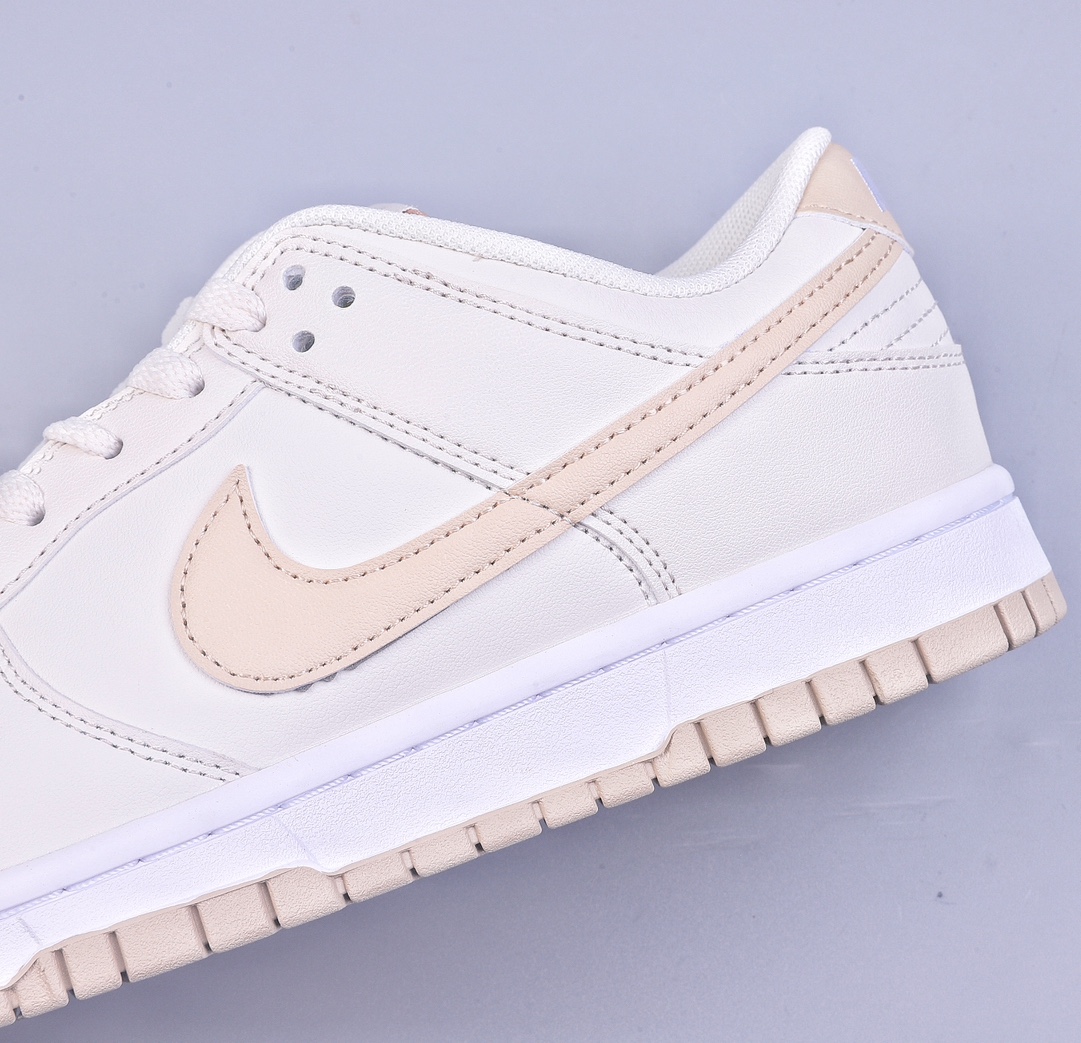 YH Nike Dunk Low Retro ”Sanddrift” white gold SB smashed backboard fashion casual sneakers DV0831-003