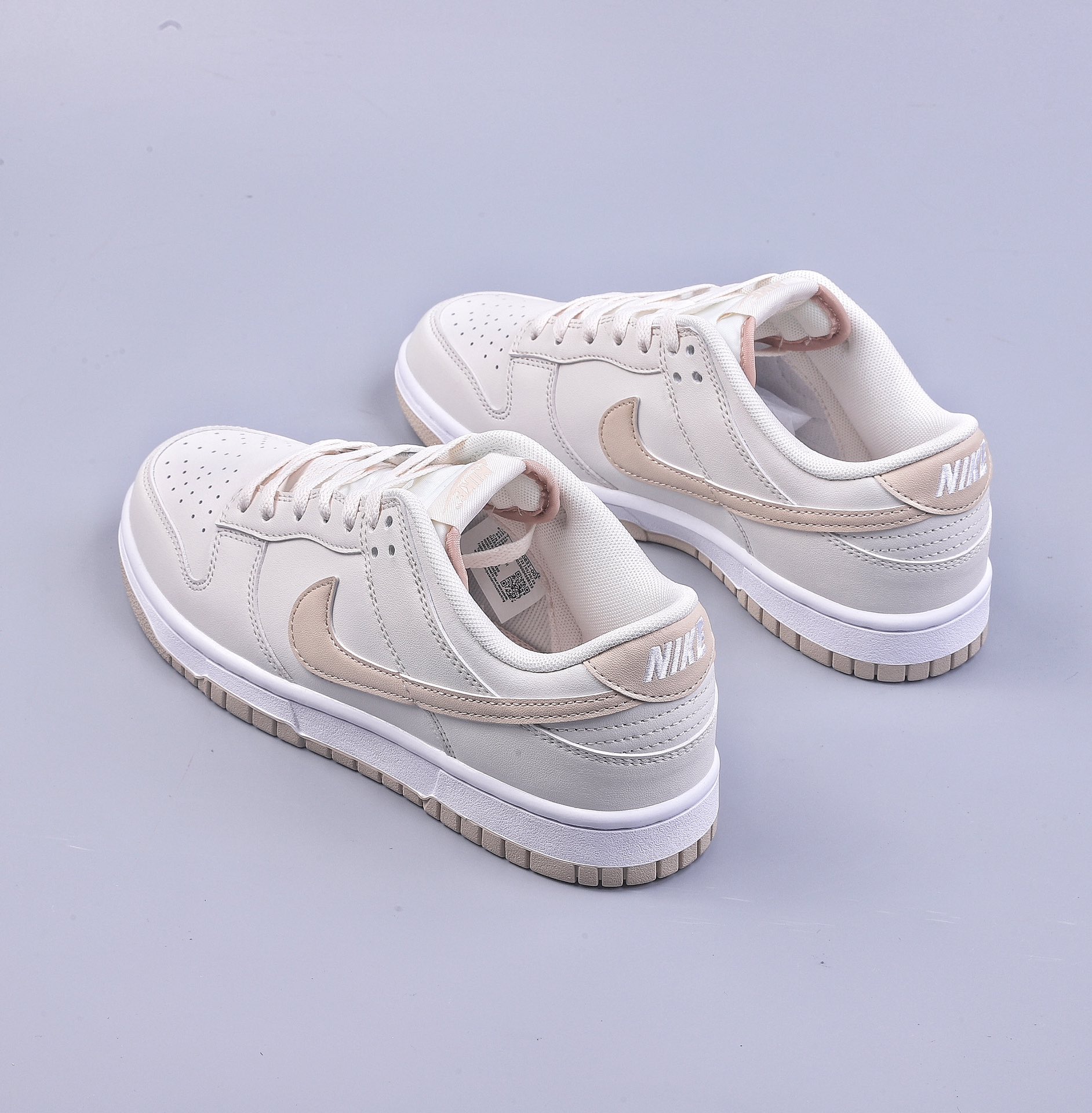 YH Nike Dunk Low Retro ”Sanddrift” white gold SB smashed backboard fashion casual sneakers DV0831-003