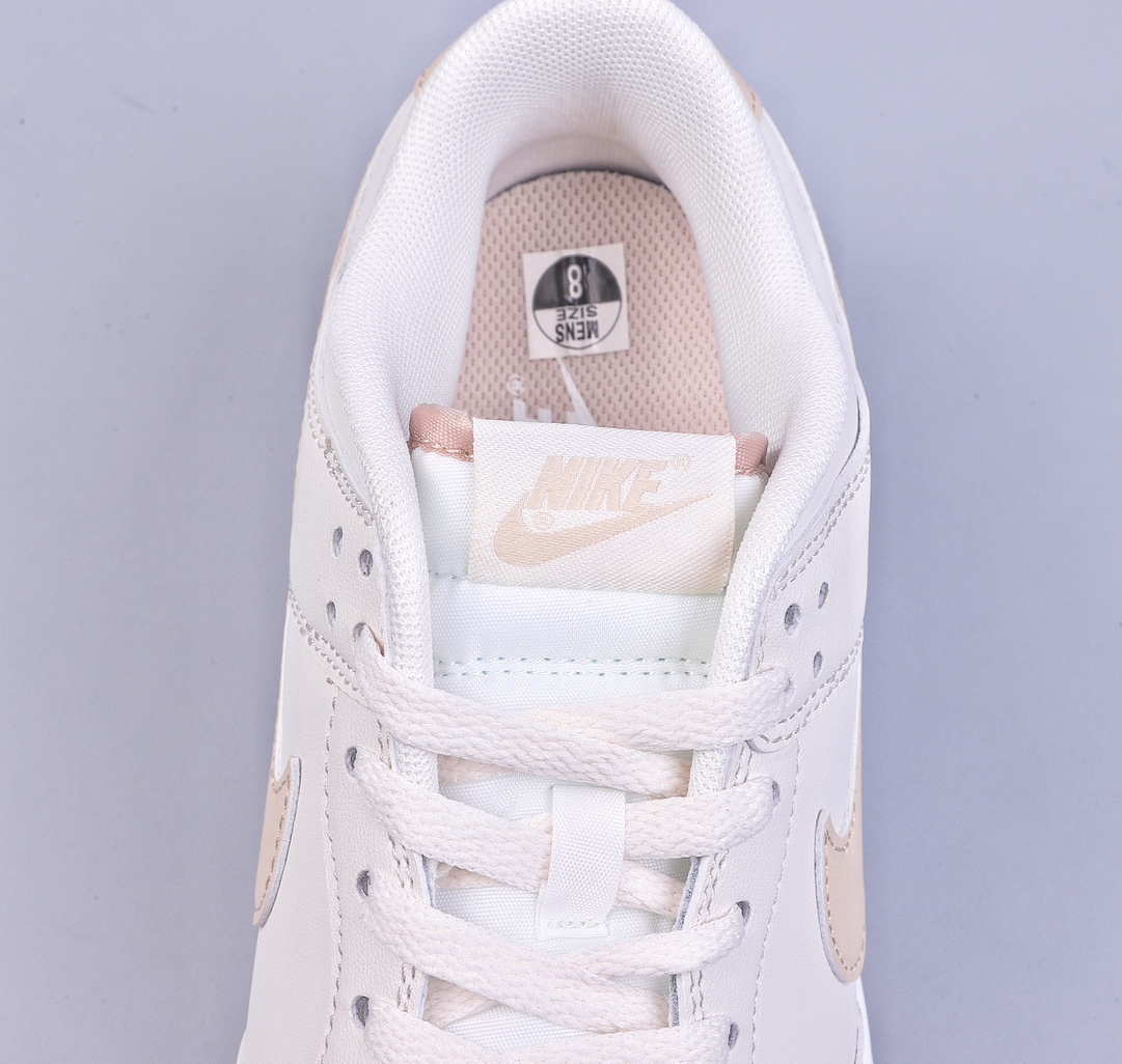 YH Nike Dunk Low Retro ”Sanddrift” white gold SB smashed backboard fashion casual sneakers DV0831-003