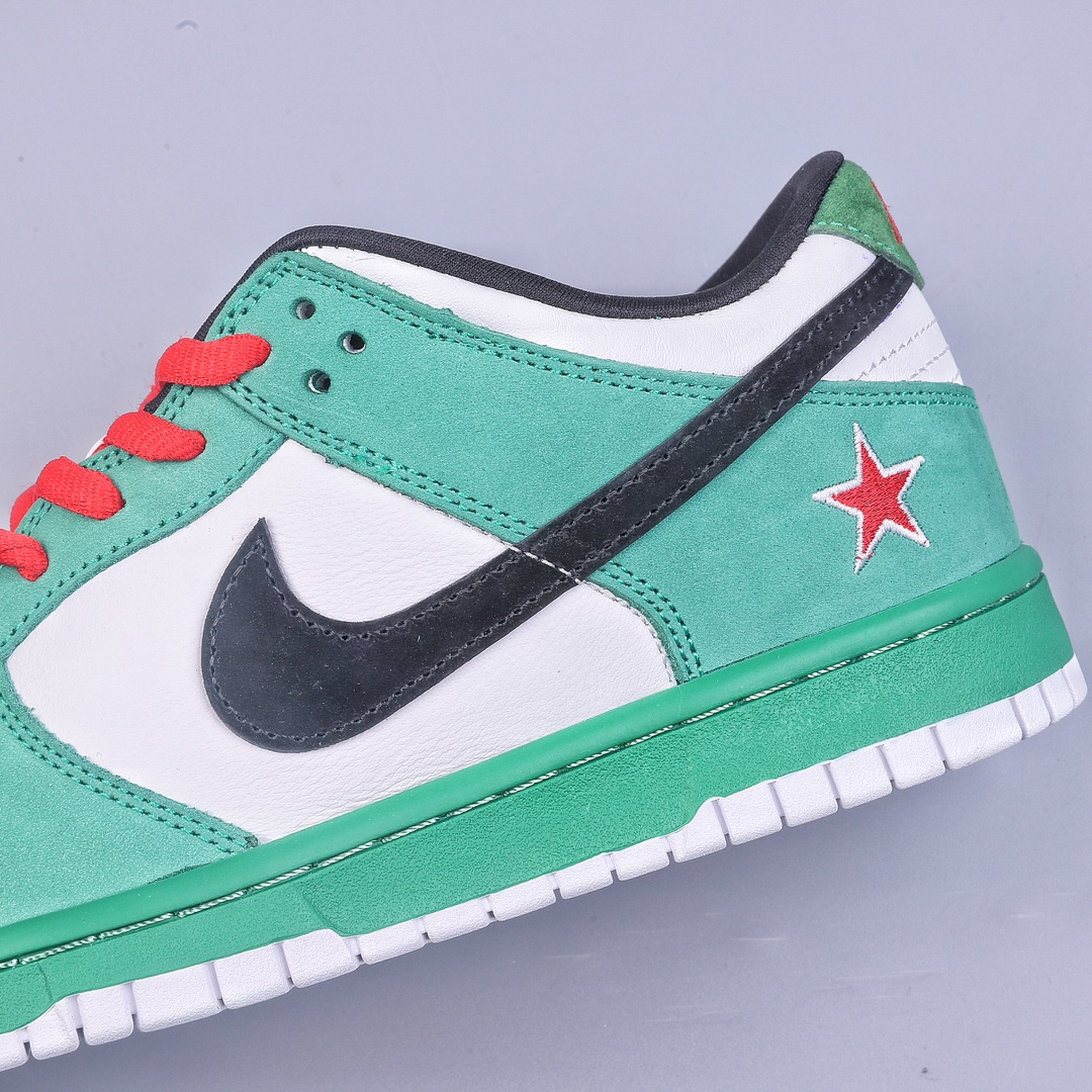 S2 Nike Dunk SB Low Heineken Heineken ultra-limited edition low-top sports and leisure sneakers 304292-302