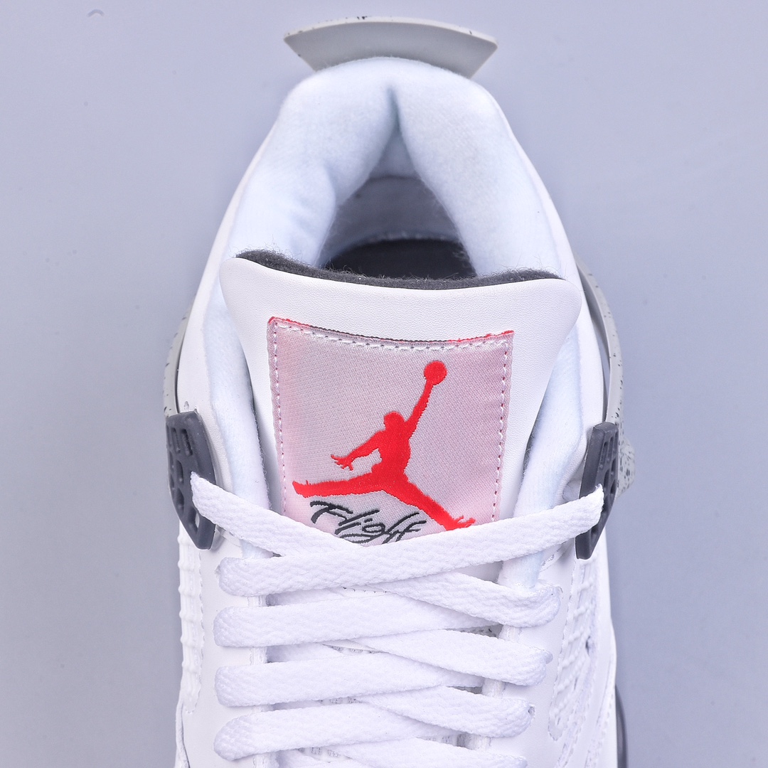 God Edition Air Jordan 4 Retro White Cement Black Cement 840606-192