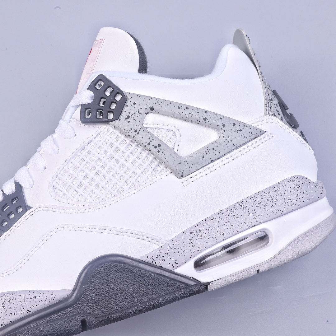 God Edition Air Jordan 4 Retro White Cement Black Cement 840606-192