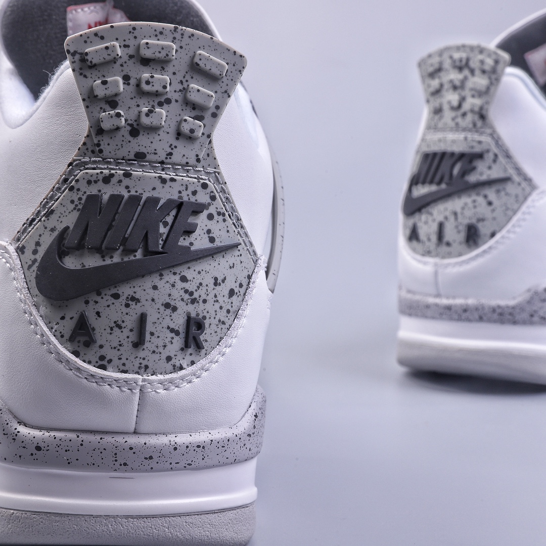 God Edition Air Jordan 4 Retro White Cement Black Cement 840606-192