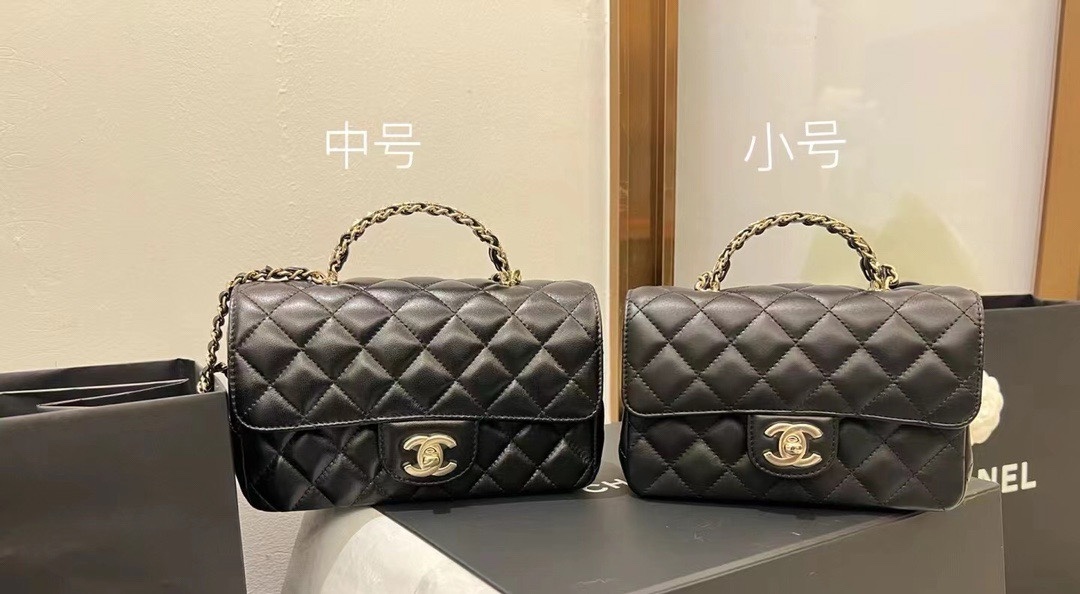 CMCM现货现货Ohanel图片中号23A水钻手柄CFhandle延续了cf优雅的气质加上小手柄显得格外