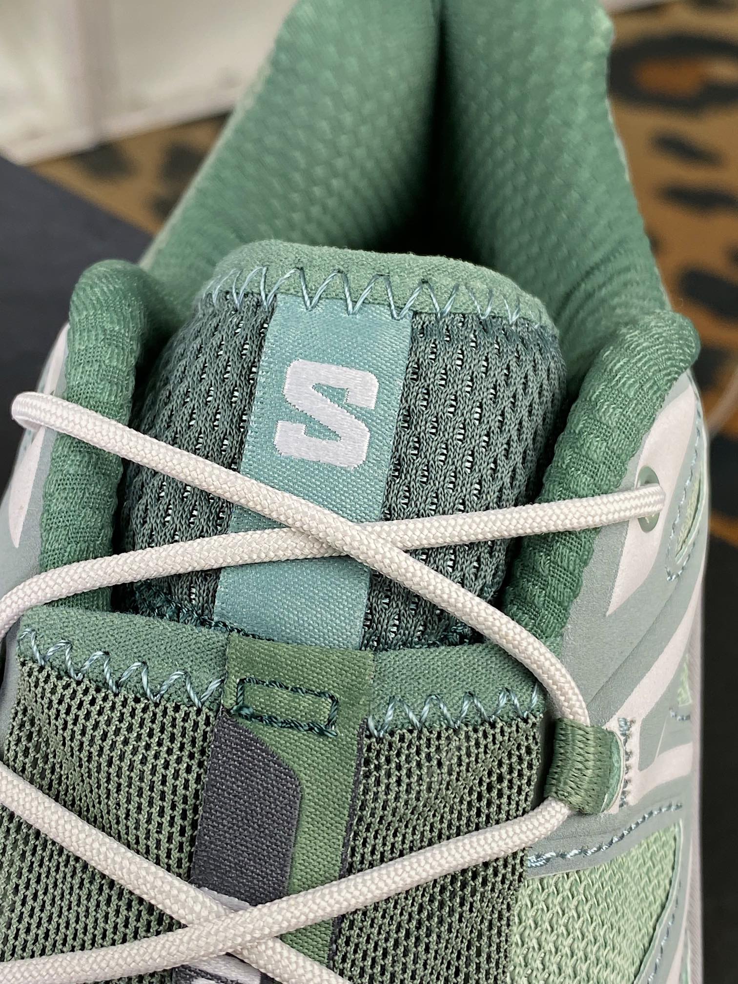 Salomon/Salomon XT-6 ”Lily Pad Pewter” skyline series low-top sneakers ”emerald green gray xt6” 471342