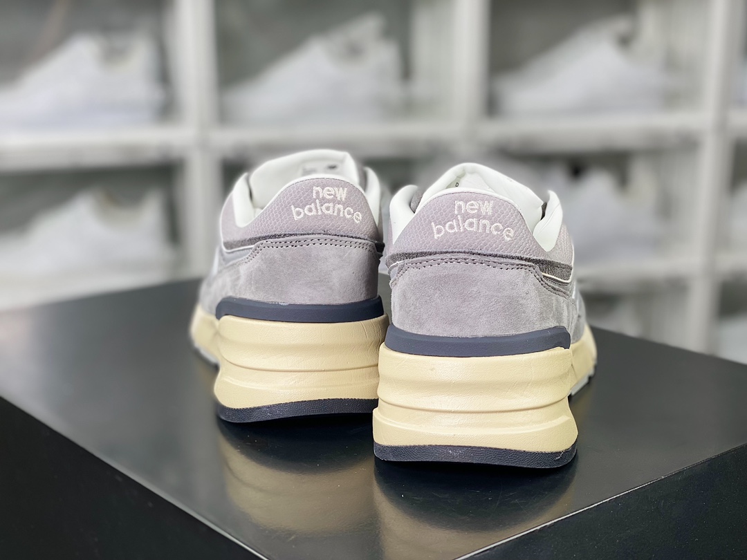 New Balance 997R ”Grey” improved version series low-top classic jogging shoes ”Original Gray Silver Beige Bottom” U997RHA