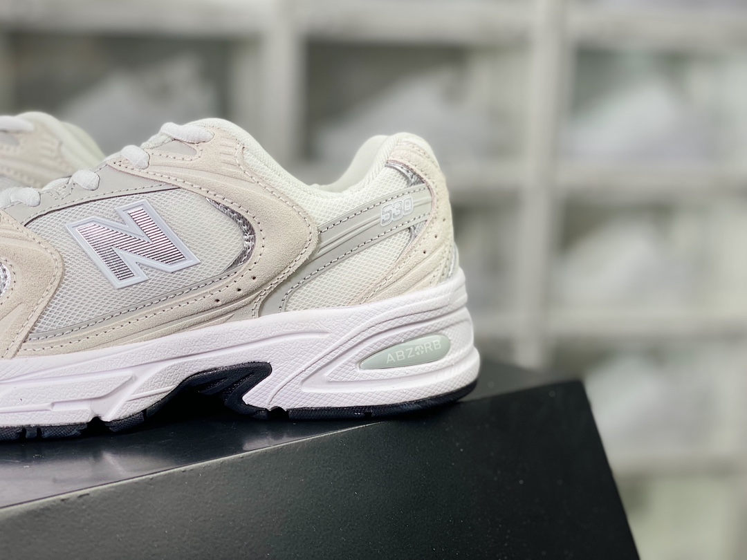 New Balance MR530 series low-top retro dad style mesh sneakers ”Fleece beige light gray” MR530CE