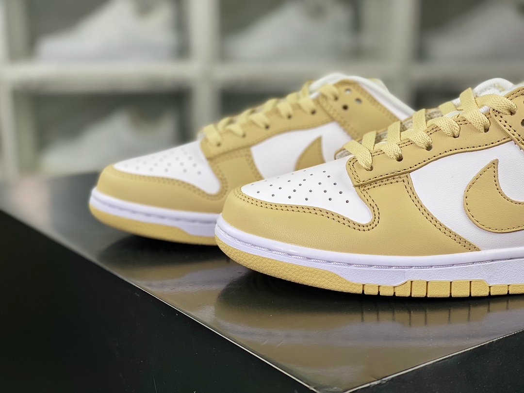 SB Dunk Low Retro GS ”Tan White” dunk series low-top sneakers ”Oatmeal milk tea beige” DV0833-100