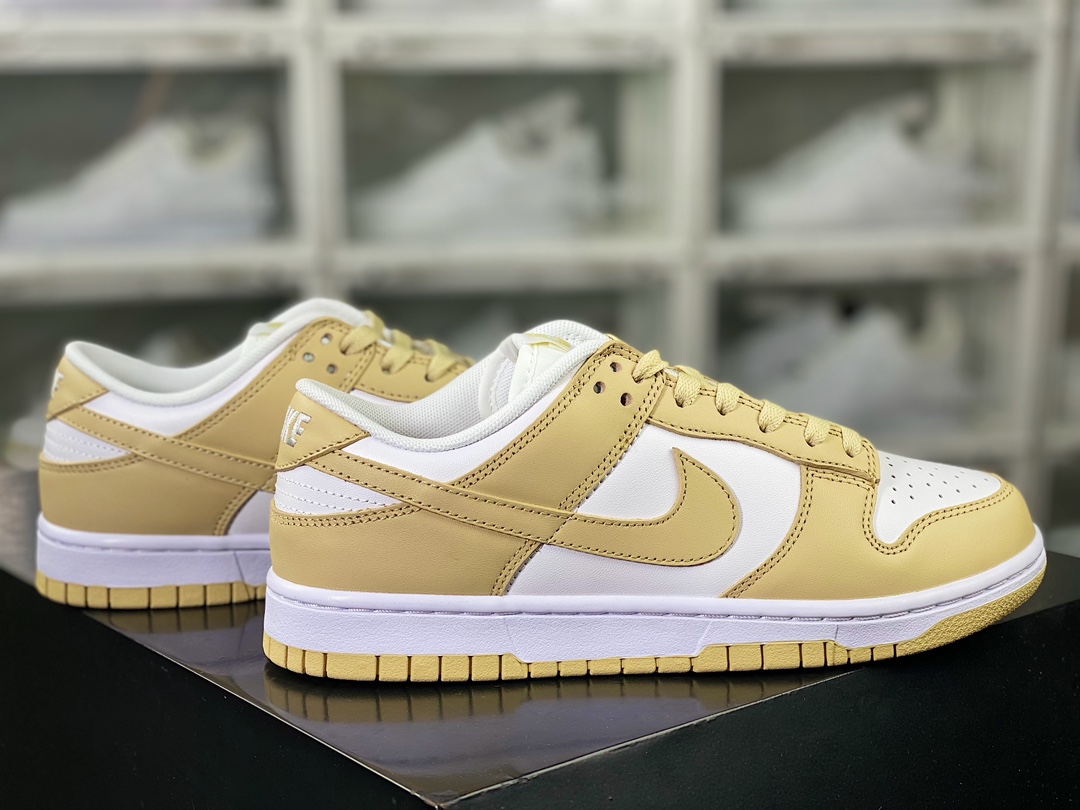 SB Dunk Low Retro GS ”Tan White” dunk series low-top sneakers ”Oatmeal milk tea beige” DV0833-100