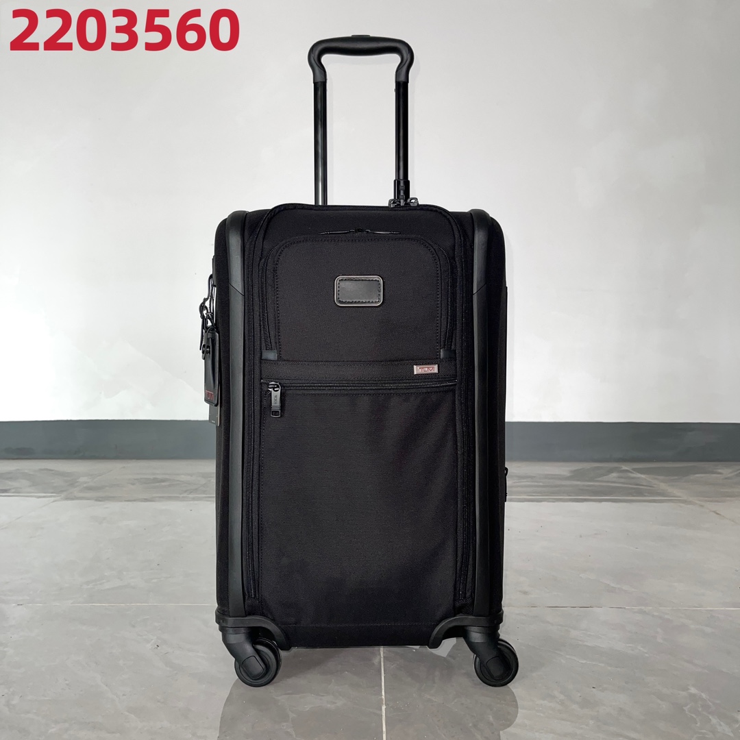 Maleta de Viaje TUMI Alpha 3 con Doble Cremallera para Hombre, 20/24 Pulgadas