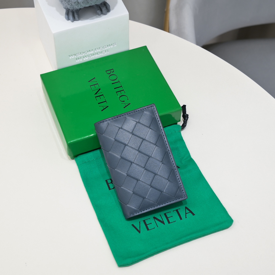 Bottega Veneta кошелек картхолдер кожа плетеная 6 слотов для карт 2 дополнительных кармана