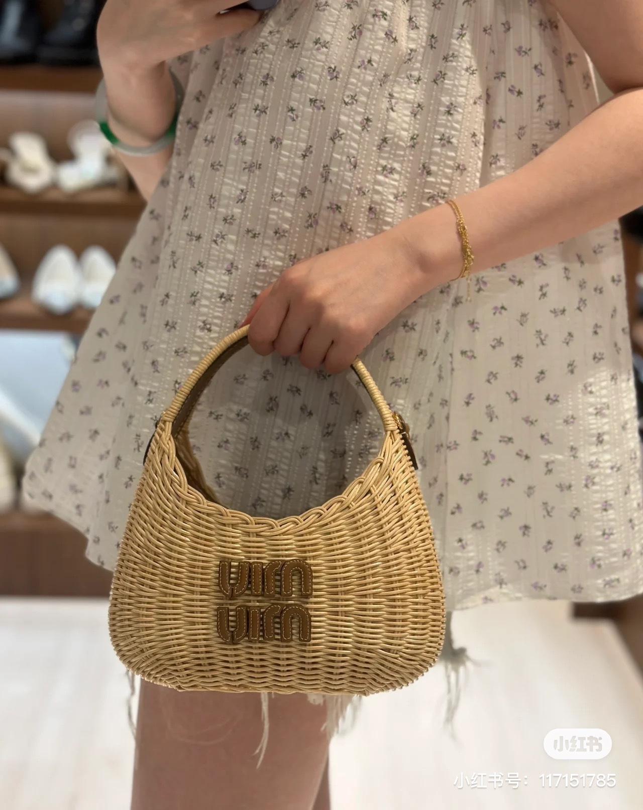 NO:198858,5BC weaving vegetable basket, MIUMIU, miumiu198609095BC编织菜篮子,MIUMIU,miumiu,Bag