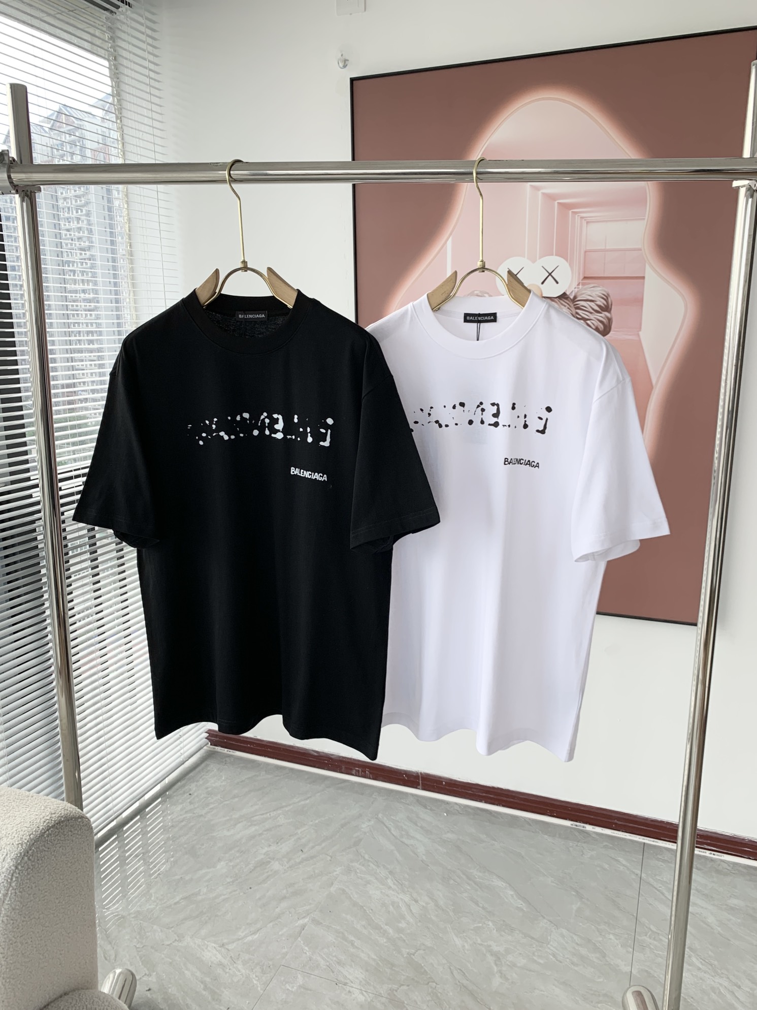 Balenciaga Clothing T-Shirt Unisex Cotton Spring/Summer Collection Short Sleeve