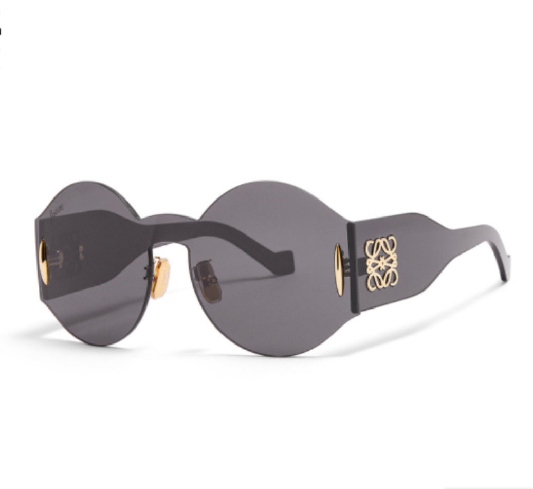 [Loewe Eyewear]New color original LOEWE Luo Yiwei rimless square mask sunglass