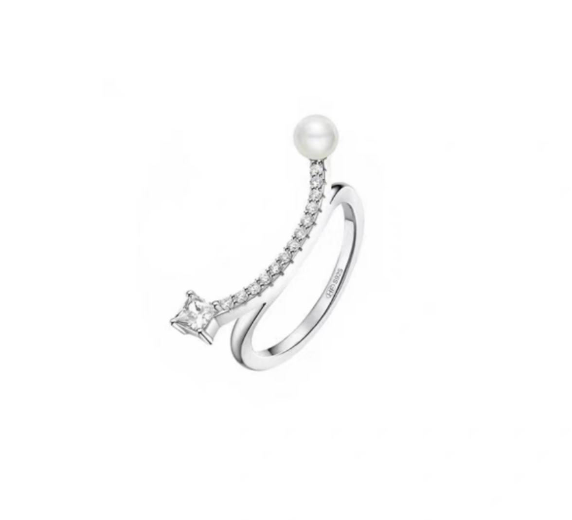Ring Hefang smiles to balance pearl rings