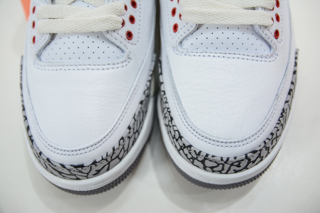 DG version Dongguan original channel Air Jordan 3 White Cement white cement color DN3707-100