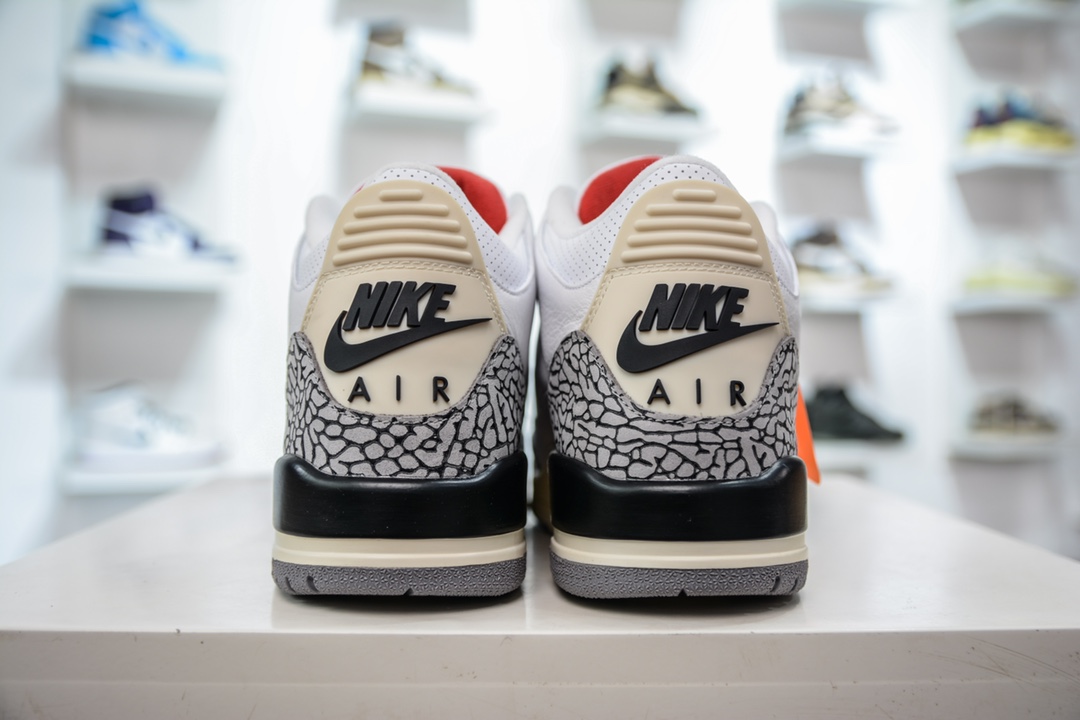 DG version Dongguan original channel Air Jordan 3 White Cement white cement color DN3707-100